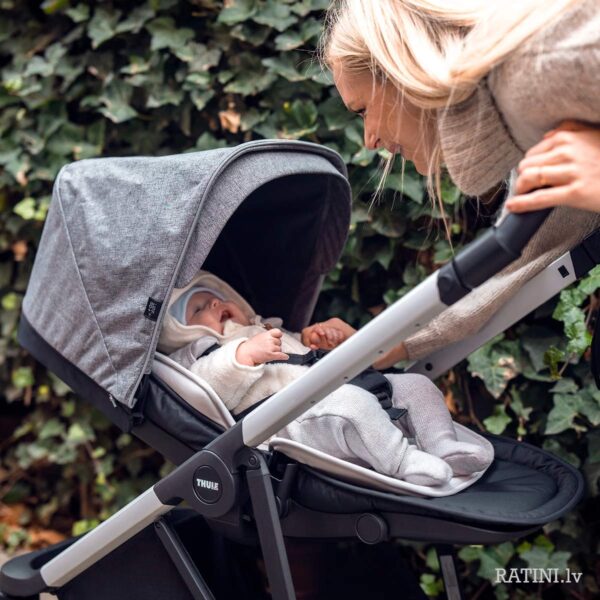 Ratini.lv | Thule Newborn Inlay mazuļu ieliktnis krāsa Soft Grey bilde #5