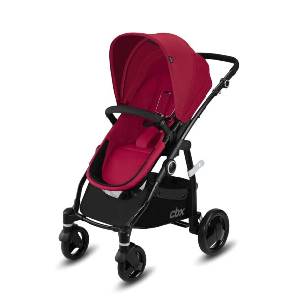 Ratini.lv | Leotie Pure bērnu ratu komplekts 2in1 krāsa Crunchy Red bilde #3