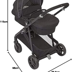 Graco Transform 2in1 bērnu ratiņi krāsa Black