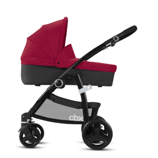 Ratini.lv | Leotie Pure bērnu ratu komplekts 2in1 krāsa Crunchy Red bilde #5