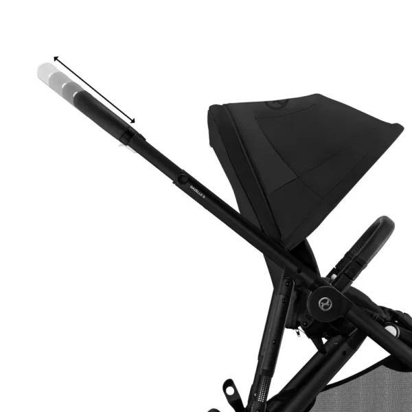 Ratini.lv | Gazelle S bērnu pastaigu ratiņi krāsa Moon Black bilde #9