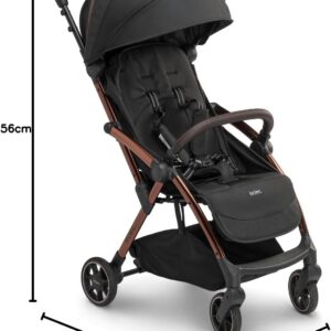 LecLercBaby Influencer bērnu ratiņi krāsa Black Brown