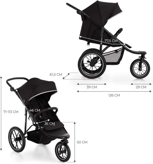Ratini.lv | Helsi 2 sporta ratiņi krāsa Grey bilde #35