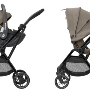 Maxi Cosi Leona 2 bērnu pastaigu ratiņi krāsa TWILLIC TRUFFLE