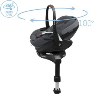 Maxi Cosi Pebble 360 PRO 2 autokrēsliņš mazuļiem 40-87cm krāsa TWILLIC GRAPHITE