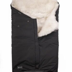 BOZZ aitas vilnas ratu maiss Lamskin Longwool krāsa Black/White
