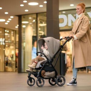 Maxi Cosi Leona 2 bērnu pastaigu ratiņi krāsa TWILLIC TRUFFLE