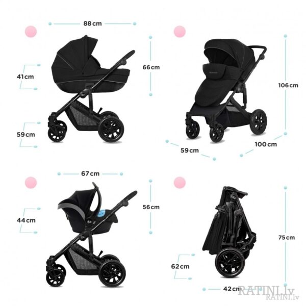 Ratini.lv | Prime Lite 2in1 krāsa Grey bilde #21