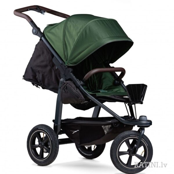Ratini.lv | Mono 2 Sport sporta ratiņi ar AIR riteņiem krāsa Premium Grey bilde #13