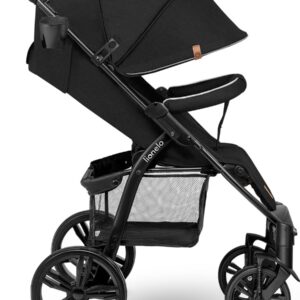 Lionelo Annet PLUS bērnu ratiņi krāsa Black Carbon