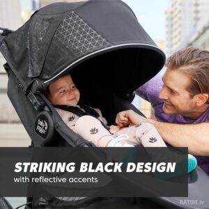 Baby Jogger Summit X3 sporta ratiņi krāsa Midnight Black