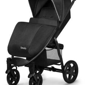 Lionelo Annet PLUS bērnu ratiņi krāsa Black Carbon