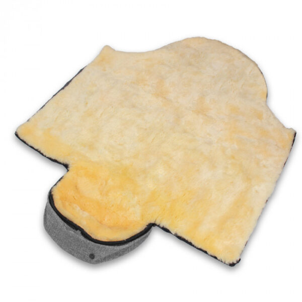 Ratini.lv | Premium Lambskin Footmuff bērnu ratu aitādas guļammaiss krāsa Grey Melange bilde #3