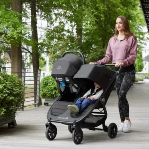 Baby Jogger City Mini GT 2 Double ratiņi diviem bērniem krāsa Jet