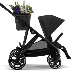 Cybex Gazelle S bērnu pastaigu ratiņi krāsa Moon Black