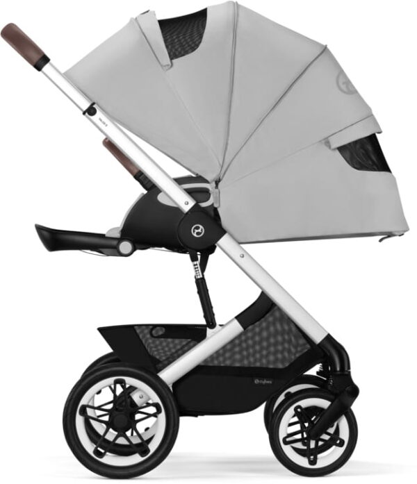 Ratini.lv | Talos S LUX bērnu ratiņi krāsa Lava Grey bilde #9