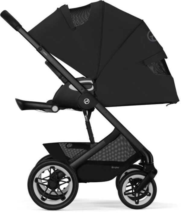 Ratini.lv | Talos S LUX bērnu ratiņi krāsa Moon Black bilde #7