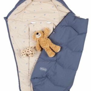 Voksi Explorer guļammaiss bērniem 0-3gadiem krāsa Stone Blue Clover