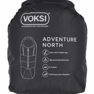 Voksi Adventure North siltais ratu dūnu guļammaiss krāsa Black SeaShell Sand