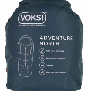 Voksi Adventure North siltais ratu dūnu guļammaiss krāsa Poppy Blue SeaShell Sand