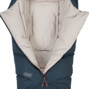 Voksi Adventure North siltais ratu dūnu guļammaiss krāsa Poppy Blue SeaShell Sand