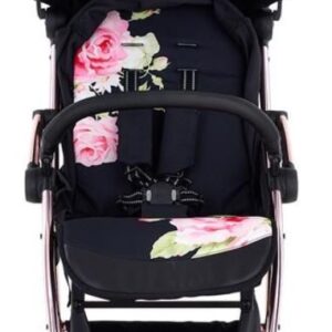 LecLercBaby Monnalisa bērnu ratiņi krāsa Deep Black