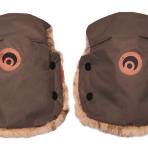 EasyGrow Hand Muffs ratu cimdi-roku sildītāji krāsa Brown