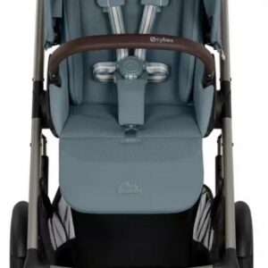 Cybex Balios S Fold 2in1 bērnu ratu komplekts ar salokāmu kulbiņu krāsa Almond Beige