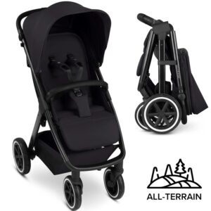 ABC Design AVUS 2 Air bērnu pastaigu ratiņi krāsa Coal