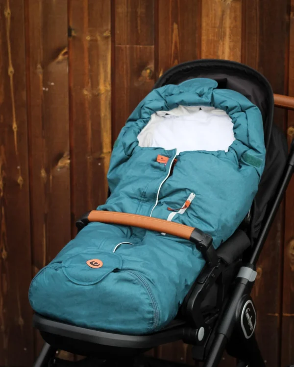 Ratini.lv | Norse pagarināms bērnu ratu guļammaiss krāsa Sea Green bilde #7