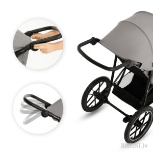 Kinderkraft Helsi 2 sporta ratiņi krāsa Grey