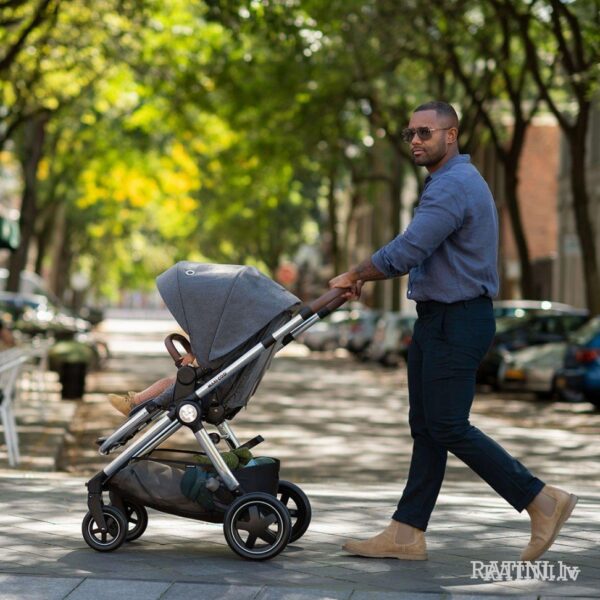 Ratini.lv | Adorra 2 sporta ratiņi krāsa Luxe Grey Twillac bilde #23