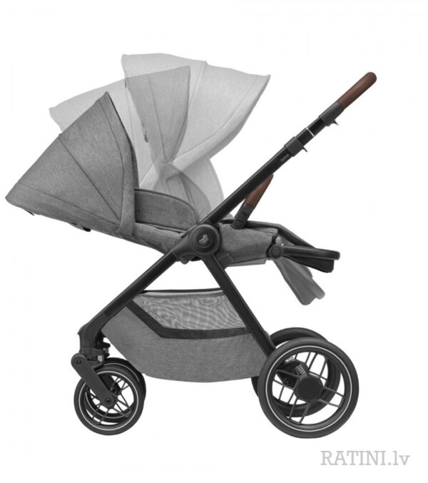 Ratini.lv | Oxford pastaigu ratiņi krāsa Essential Graphite bilde #9