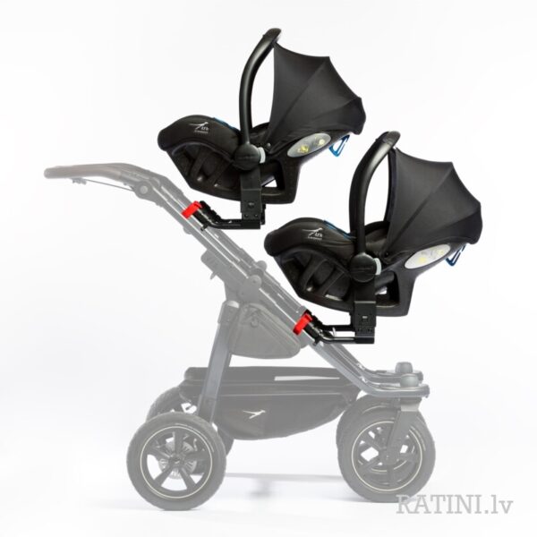 Ratini.lv | Adapteris Duo 2 ratiņiem- kopējs 2 autokrēsliņiem (Maxi Cosi, BeSafe, Cybex, Joie) bilde #3