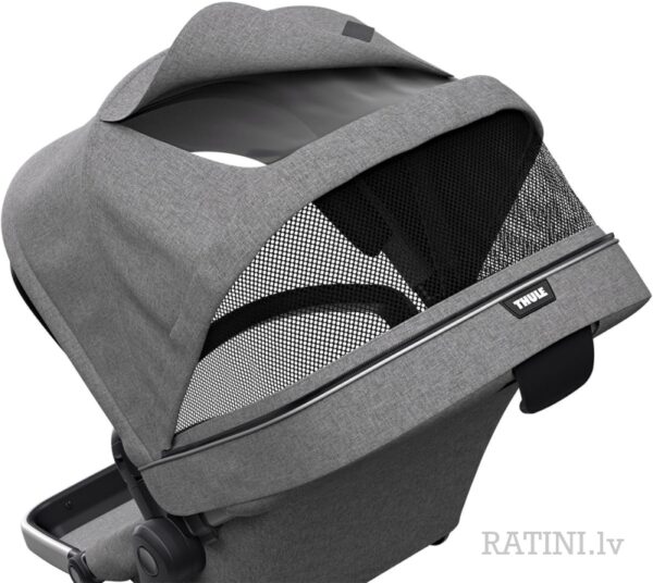 Ratini.lv | Thule Sleek ratu Sibling Seat otra sēžamā daļa krāsa Grey Melange on Black bilde #3