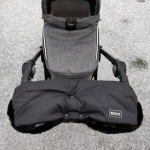 BOZZ Hand Warmer ratu cimdi krāsa Black Melange Fleece