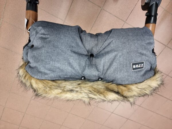 Ratini.lv | Hand Warmers ratu cimdi krāsa Grey Melange, LONGWOOL bilde #1