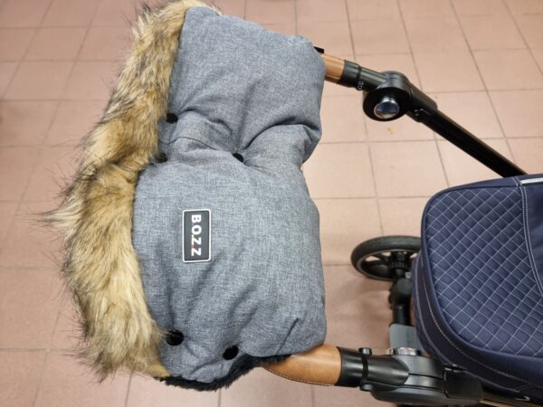 Ratini.lv | Hand Warmers ratu cimdi krāsa Grey Melange, LONGWOOL bilde #5