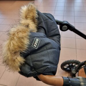 BOZZ HANDLEWARMER ratu cimdi krāsa BLACK MELANGE FLEECE FUR SQUARES
