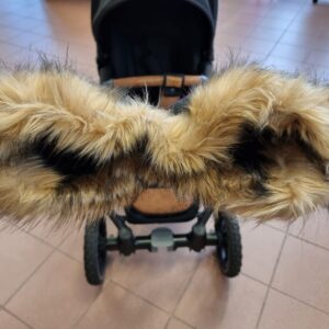 BOZZ HANDLEWARMER ratu cimdi krāsa BLACK MELANGE FLEECE FUR SQUARES
