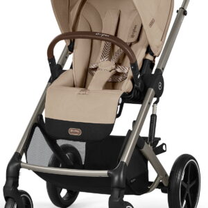 Cybex Balios S LUX Taupe Frame bērnu ratiņi krāsa Almond Beige