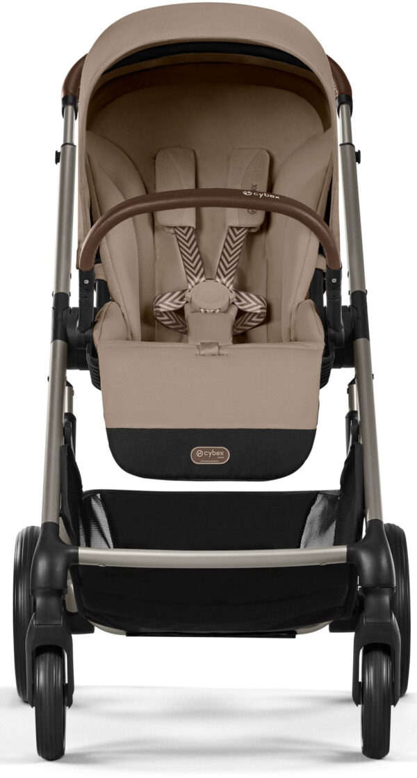 Ratini.lv | Balios S LUX Taupe Frame bērnu ratiņi krāsa Almond Beige bilde #3