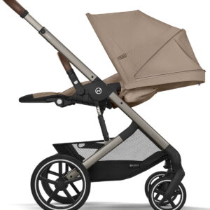 Cybex Balios S LUX Taupe Frame bērnu ratiņi krāsa Almond Beige