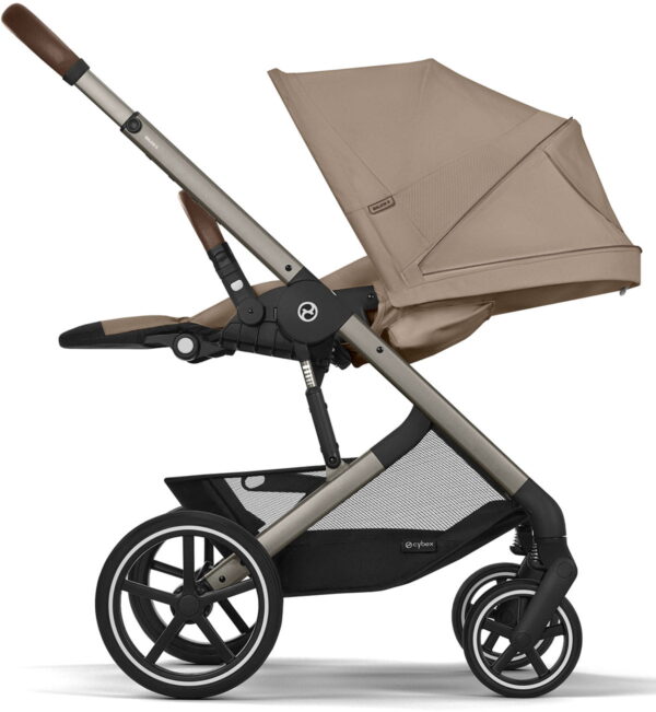 Ratini.lv | Balios S LUX Taupe Frame bērnu ratiņi krāsa Almond Beige bilde #9