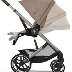 Cybex Balios S LUX Taupe Frame bērnu ratiņi krāsa Almond Beige