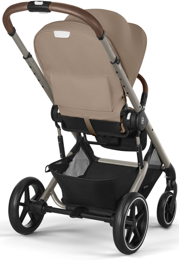Ratini.lv | Balios S LUX Taupe Frame bērnu ratiņi krāsa Almond Beige bilde #13