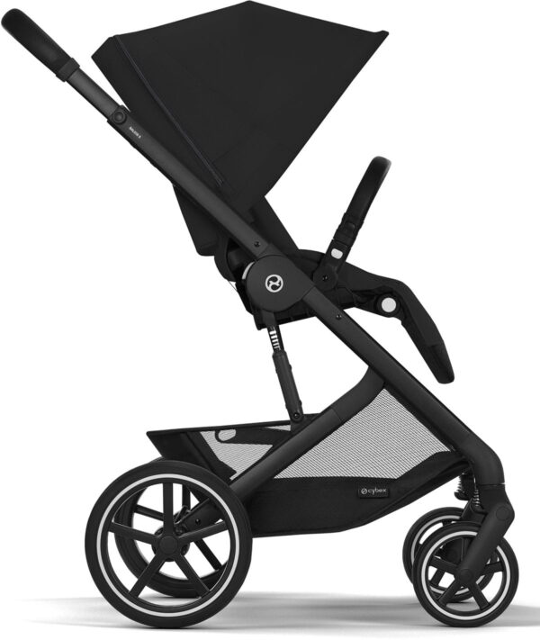Ratini.lv | Balios S LUX Black Frame bērnu ratiņi krāsa Moon Black bilde #11
