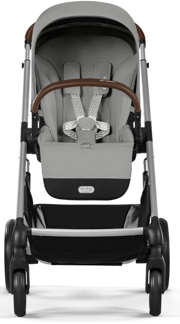 Ratini.lv | Balios S LUX Silver Frame bērnu ratiņi krāsa Stone Grey bilde #3