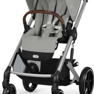 Cybex Balios S LUX Silver Frame bērnu ratiņi krāsa Stone Grey