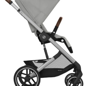 Cybex Balios S LUX Silver Frame bērnu ratiņi krāsa Stone Grey